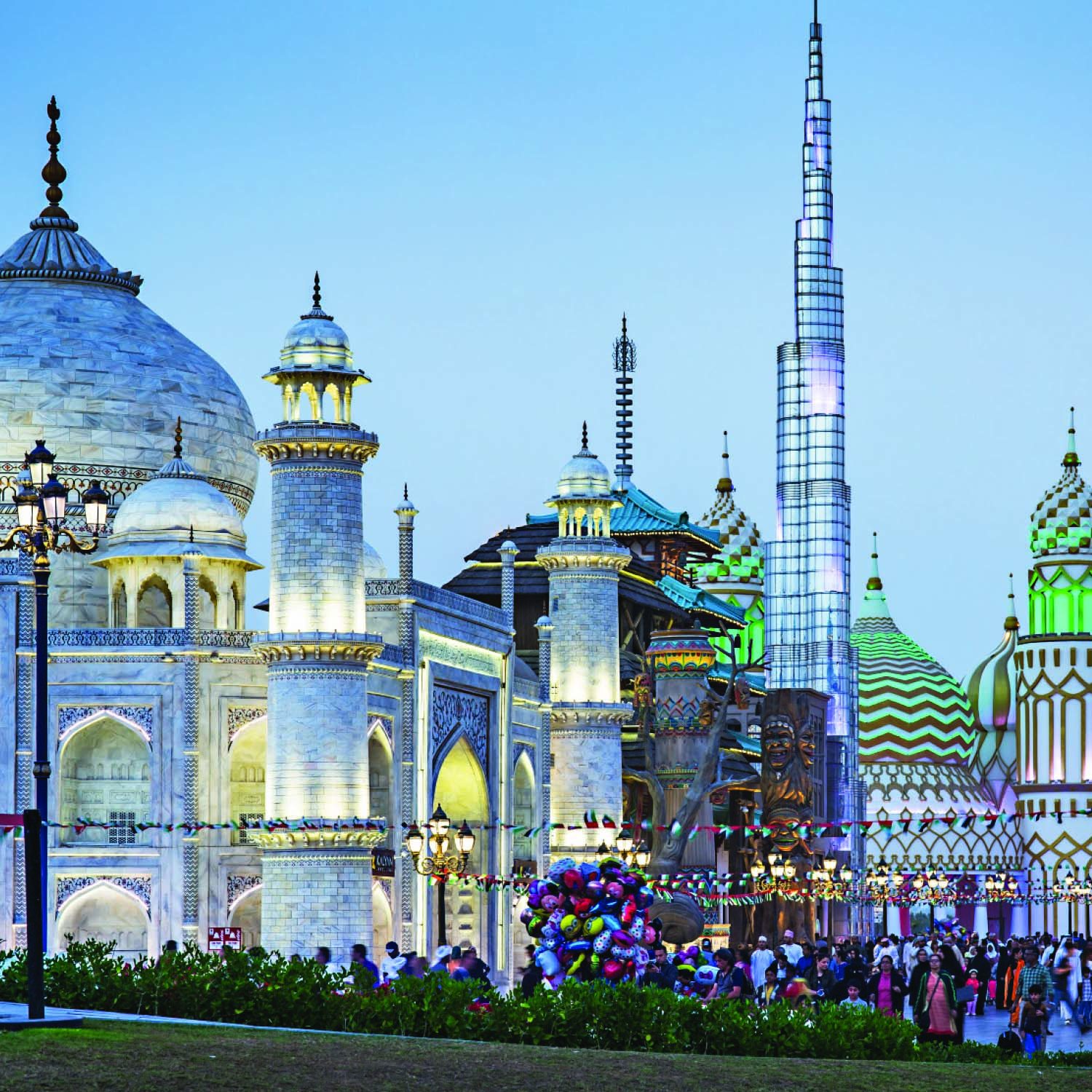 A view of Dubai's Global Village, a tourism, leisure, shopping and entertainment destination