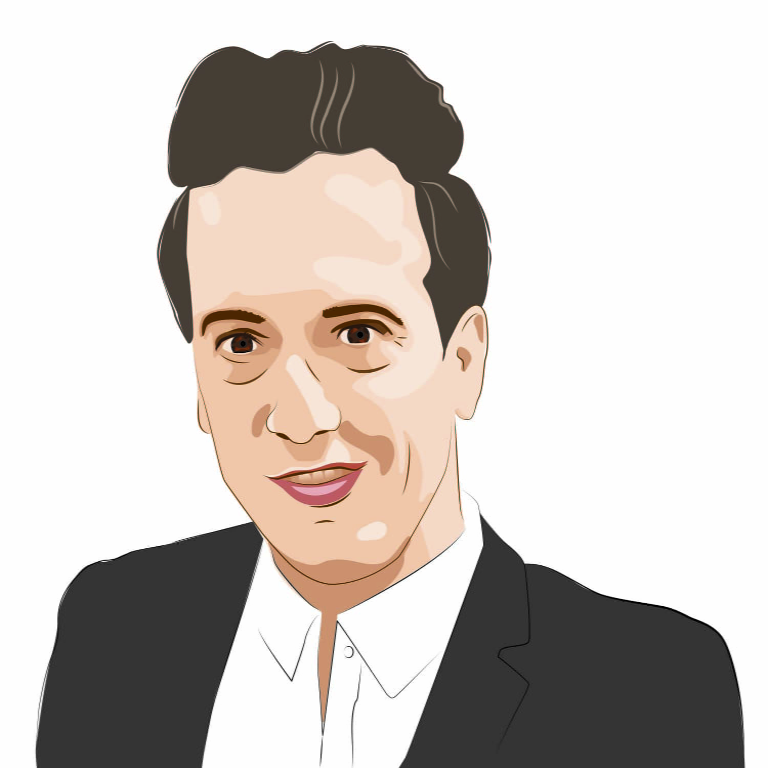 Illustration of Michel Geadah, '17