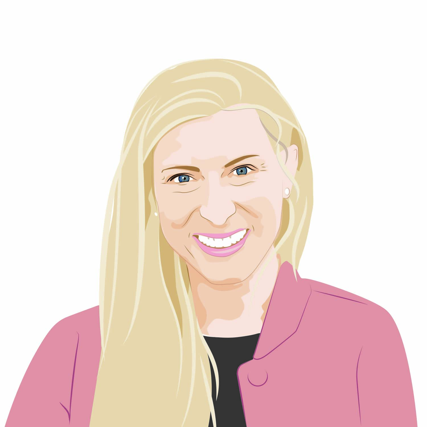 Illustration of Lauren Johnston, '11
