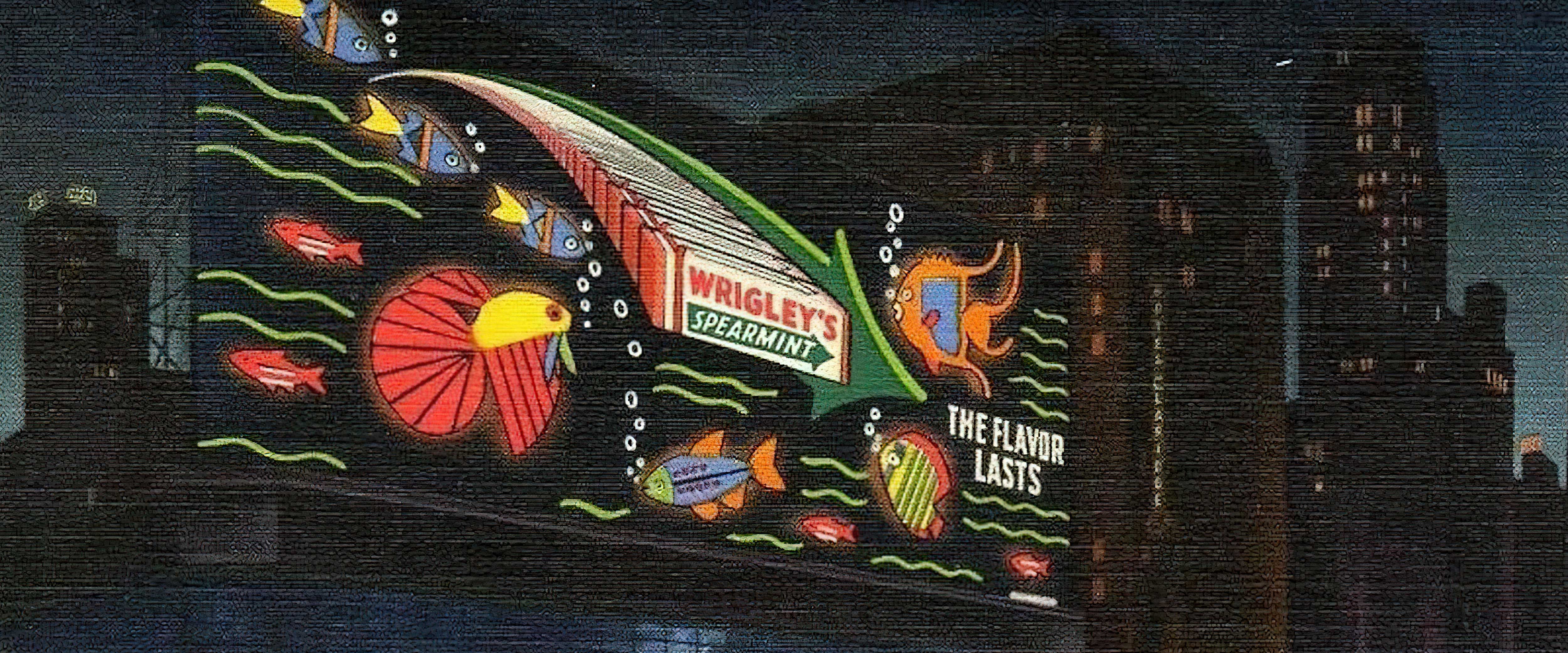 Wrigley Spearmint Gum billboard