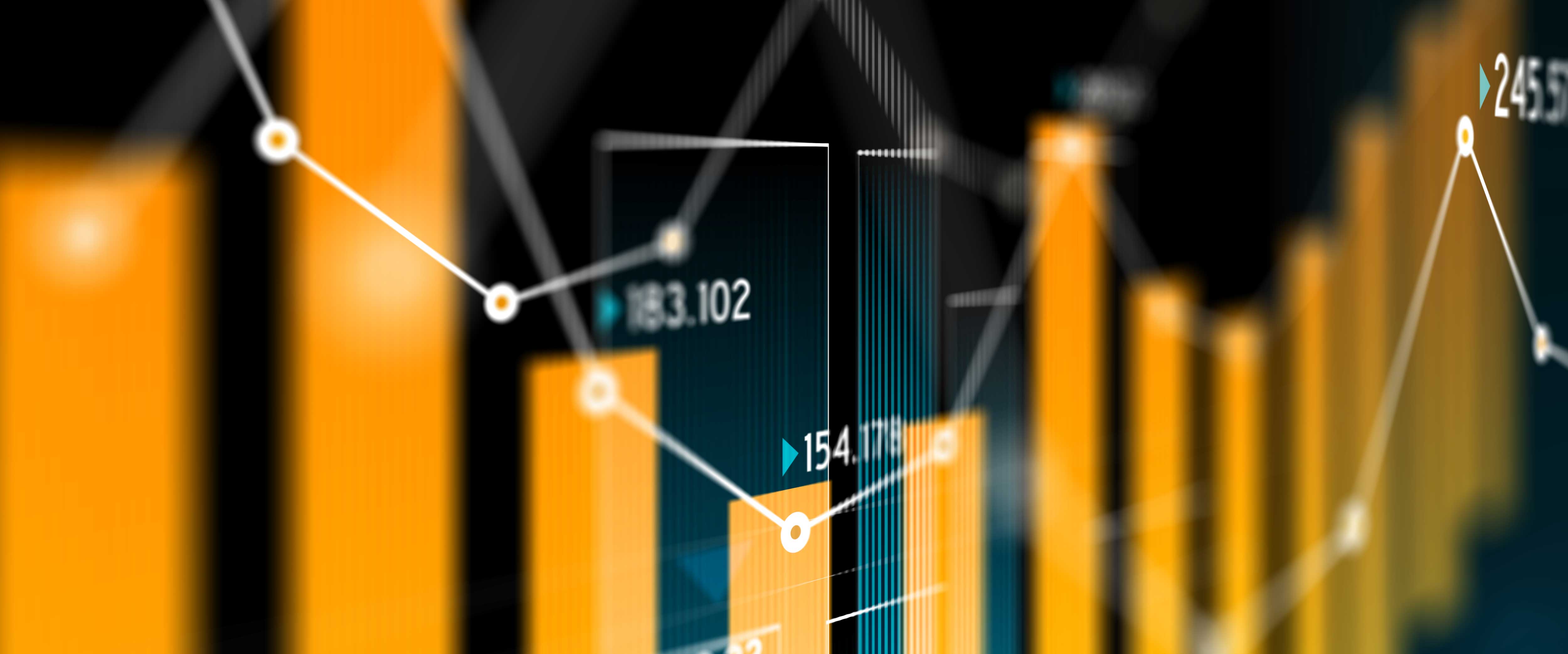 Bar chart with line chart overlay