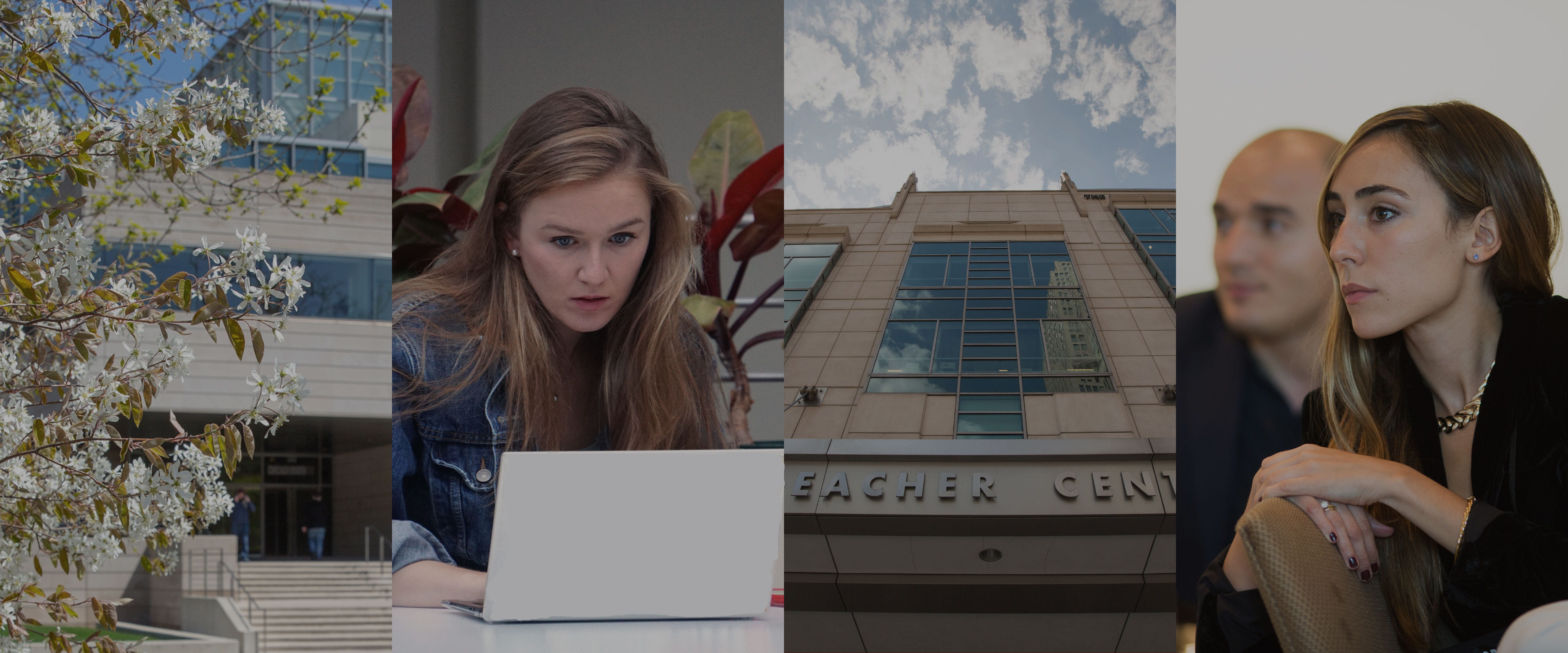 Harper Center, Gleacher Center, and female students