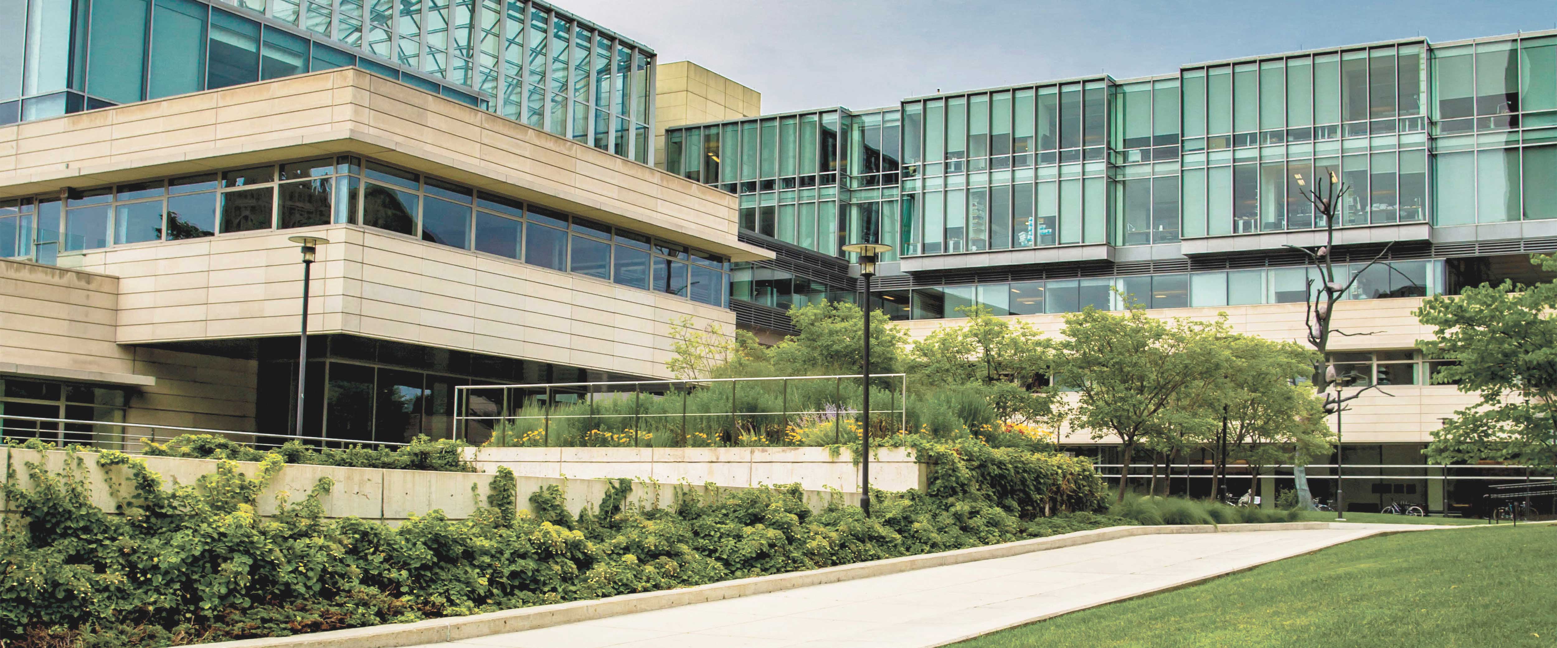 Outside shot of Harper Summer Garden